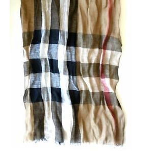 Burberry linen scarf
